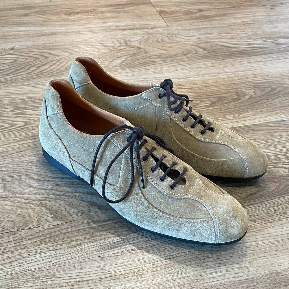 DI BIANCO Men's Suede Shoes - Size 9.5